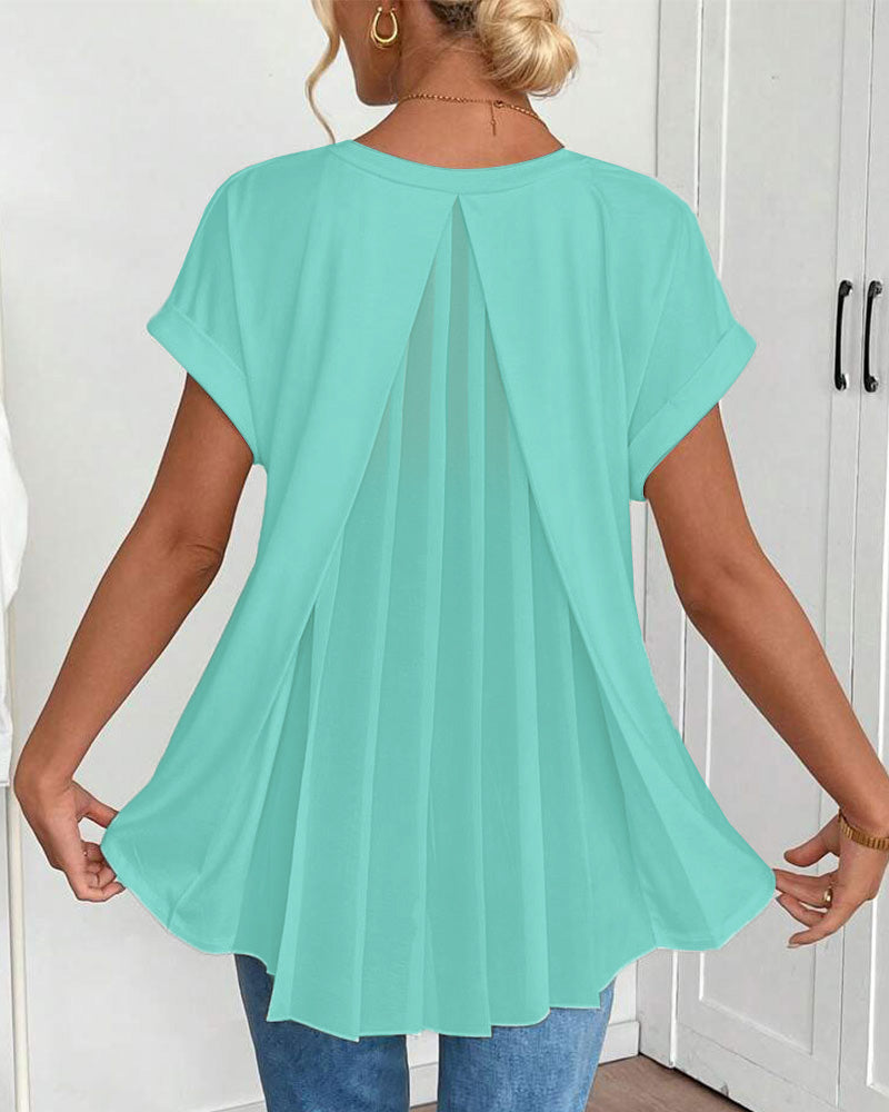 Enya | T-Shirt à Manches Courtes avec Dos Détail