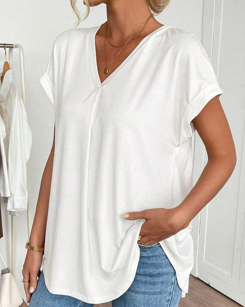 Enya | T-Shirt à Manches Courtes avec Dos Détail