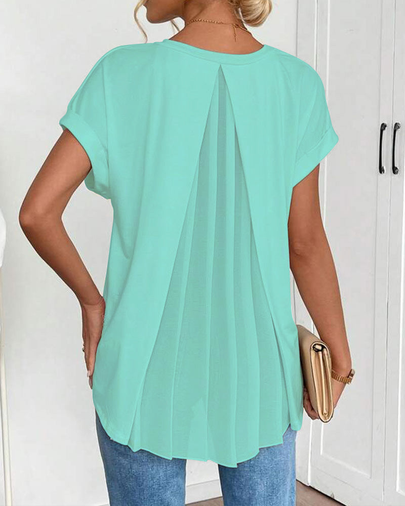 Enya | T-Shirt à Manches Courtes avec Dos Détail