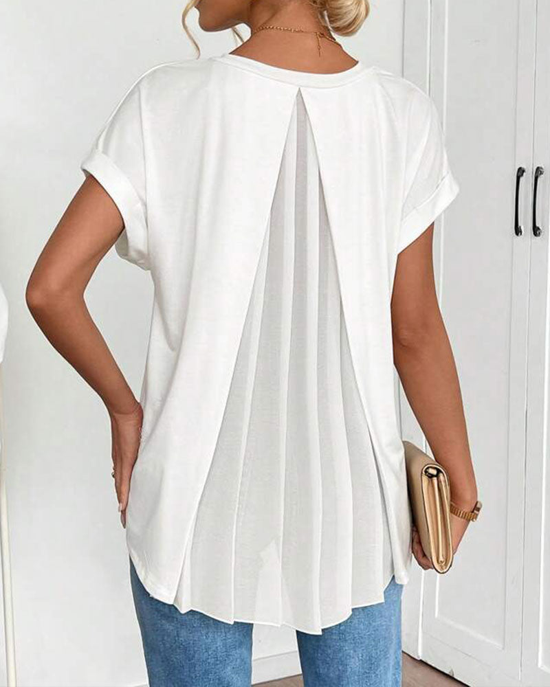 Enya | T-Shirt à Manches Courtes avec Dos Détail